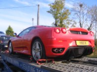 Car Transport Ireland - Oh my a Ferrari!